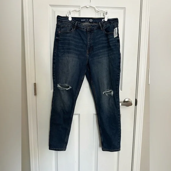 Old Navy High Rise Rockstar Super Skinny 14 Short Jeans - Picture 1 of 4